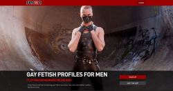 Recon gay fetish profiles for men bondage rubber leather sports