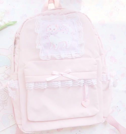 ♡ Pink Lacy Kitten Backpack - Buy Here ♡Discount Code: honey (10% off any purchase!!)