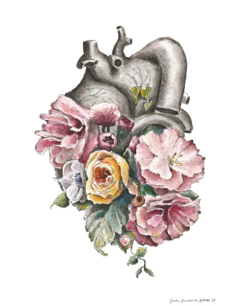 tinyartshop:  Floral Anatomy: Heart