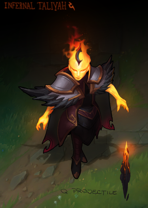 trying a daily skin concept thing &gt; infernal taliyah