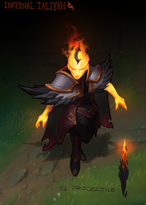 trying a daily skin concept thing > infernal taliyah