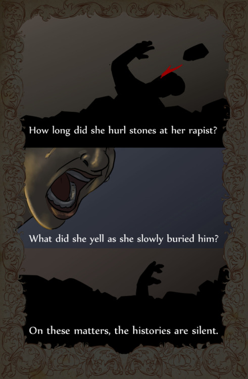 rejectedprincesses:   Timoclea (4th century BCE): the Woman Who Threw Her Rapist in a Well This was not the post that was scheduled. But it was one that spoke to the moment. If you’re in the US, please vote.  Full post, with footnotes and whatnot,