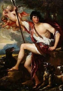 Adonis in glory. 1800. Benjamin West. Anglo-American.