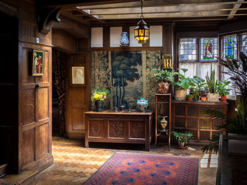 cair–paravel:Interiors of Wightwick Manor, Wolverhampton, built by Edward Ould for industrialist The