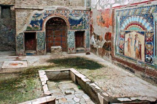 via-appia: Nymphaeum from the House of Neptune and Amphitrite, Herculaneum. Roman, 1st century AD 