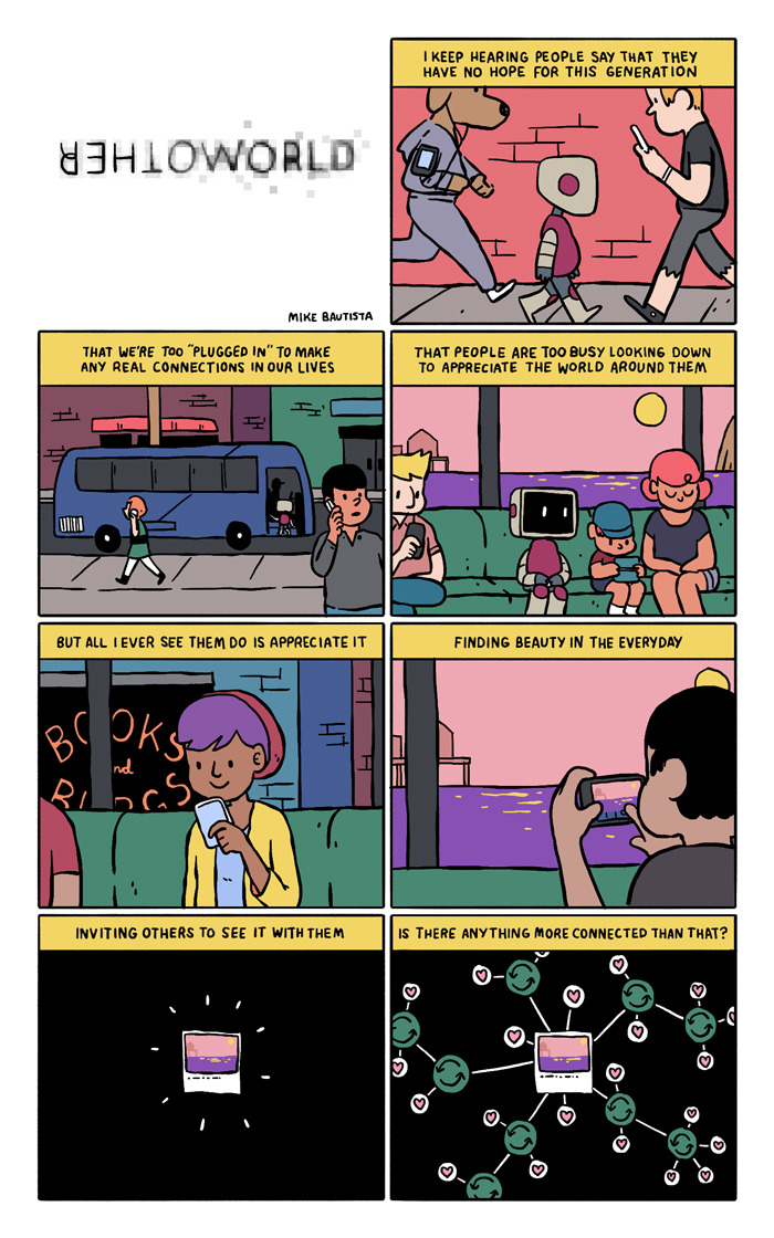 milkbarista:  no. 6the kids are alright I feel like too many people think “online”