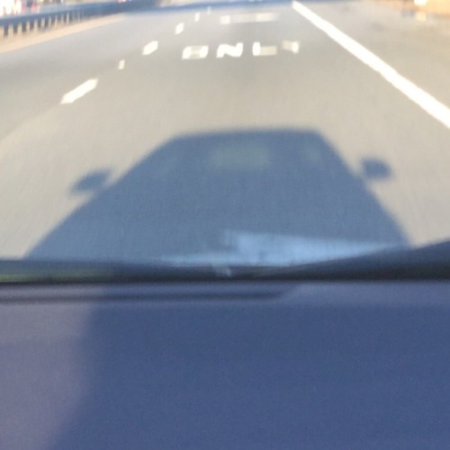 is it just me or does the shadow of the car look like the head of shrek