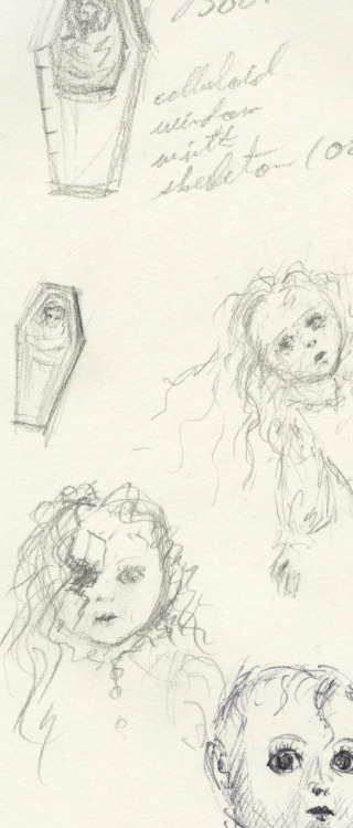 This is the last of the drawing spam for today. My sketchbooks are about 80% tiny faces, and the res