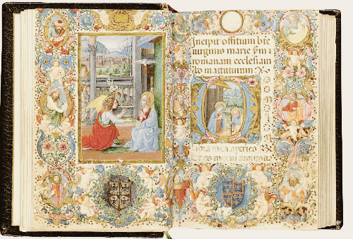 cortegiania:Isabella d’Este’s book of hours {*}Realized by the Florentine illuminators Gherardo and 