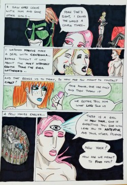 Kate Five vs Symbiote comic Page 156  Rhys tells the story of The Search for Kate Five 2 by cosmicbeholder and the extra material found here on Tumblr. Centennia and Captain Perfect appear courtesy of cosmicbeholder  Now we know how Lori knows what she