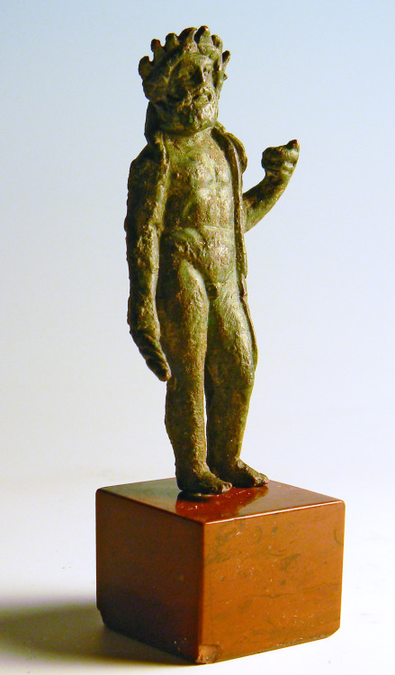 rodonnell-hixenbaugh: Roman Bronze Statuette of Jupiter An ancient Roman bronze statuette of Jupiter