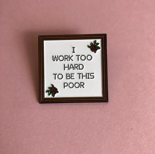 littlealienproducts:  I Work Too Hard Cross