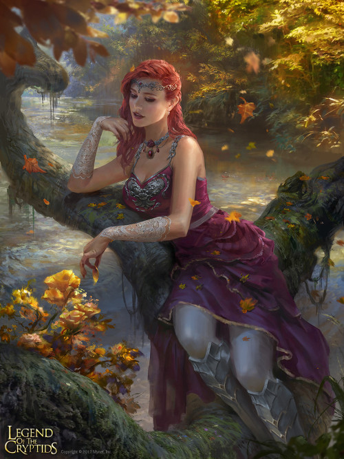 fantasy-scifi-art:Fire Goddess Hydra by Billy Christian 