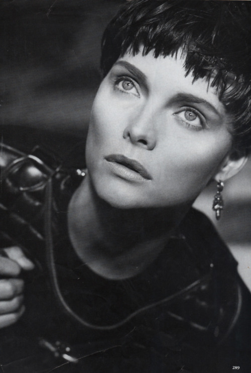 bohemea:Michelle Pfeiffer as Joan of Arc in George Bernard Shaw’s Saint Joan - Vogue by Herb Ritts, 