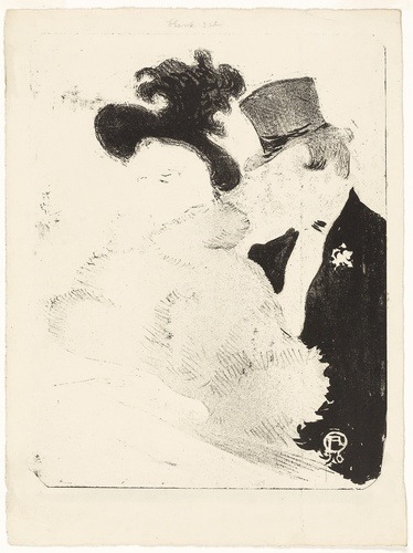 At the Concert, Henri de Toulouse-Lautrec, 1896, Art Institute of Chicago: Prints and DrawingsGift o
