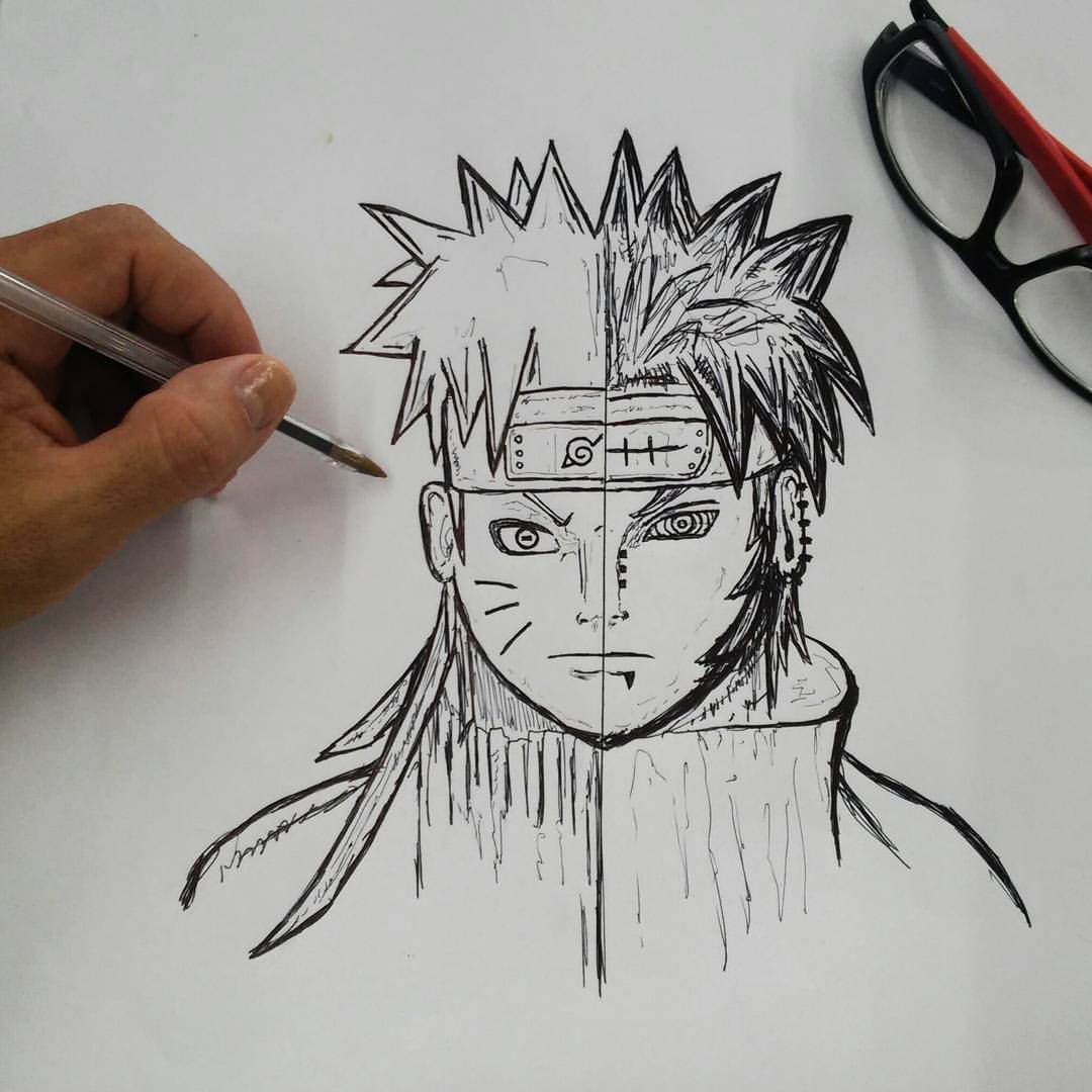 Naruto desenho  Esboços da arte, Naruto desenho, Arte naruto