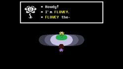 thats-show-business-baby:  Wow, Toby really thought of everything. Edit: For those of you who are curious, it doesn’t matter what song you change to, but I turned Flowey’s theme into this. 