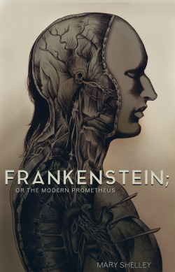 nathanandersonart:  Frankenstein book cover. About