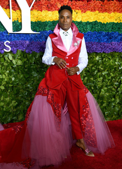 blackonbroadway: Billy Porter attends the 73rd Annual Tony Awards at Radio City Music Hall on June 0