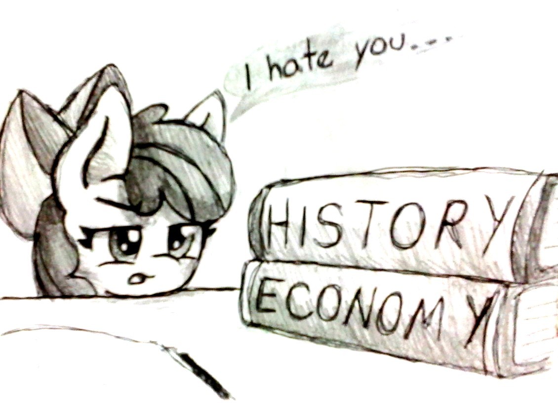 asklittleapplebloom:  Studying for my final exam &gt;:/ Why it is so hard? :’(