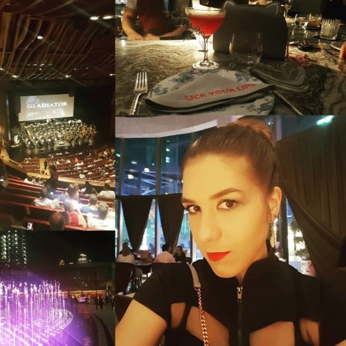 Took myself out on a date to the @dubaiopera to see #Gladiator with a live #orchestra. ⚔ The past f