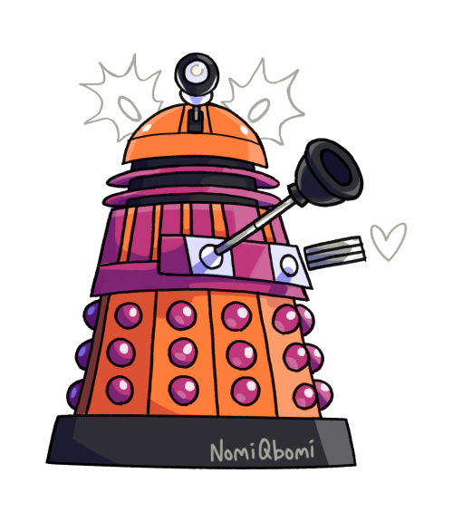 nomiqbomi: A bunch of Pride Daleks for Pride Month!Daleks are typically hateful creatures, but these