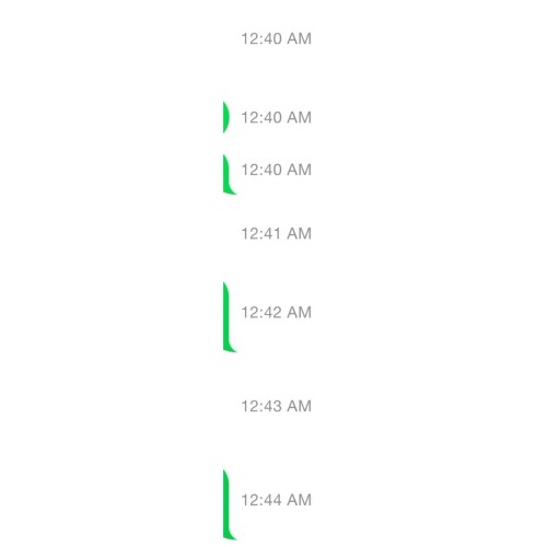exames:  When you’re texting the right person