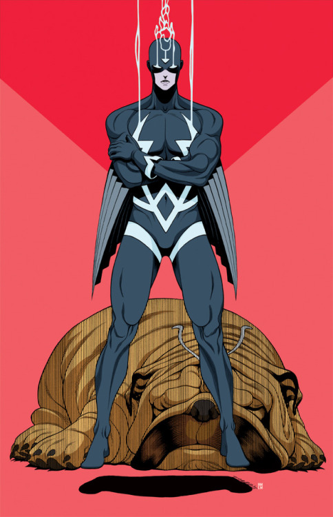 traddmoore: Black Bolt & Lockjaw (2015)Drawn by Tradd Moore, Colored by Heather Moore