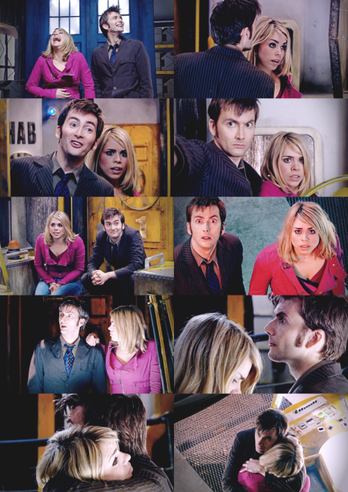 travelling-in-a-tardis:  The Doctor + Rose Tyler  ⇨ Episode 2x08: The Impossible