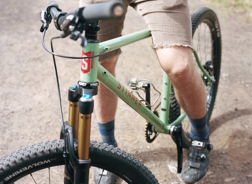 full-frame-collective: A Niner by Stinner This is John’s new mountain bike. It was made in Santa Ba