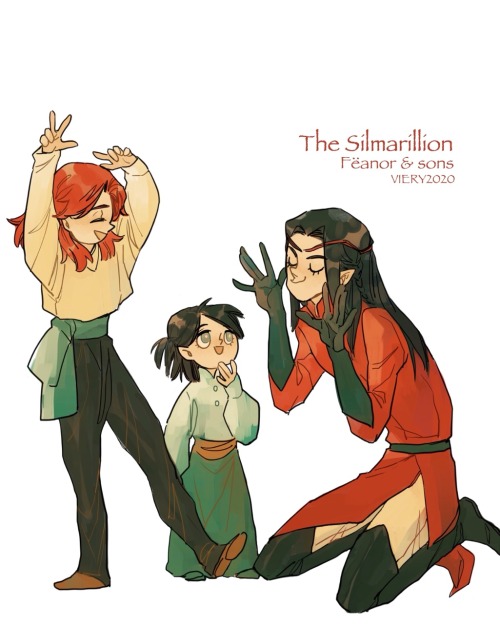 vieryplus: Fëanor playing with his sons
