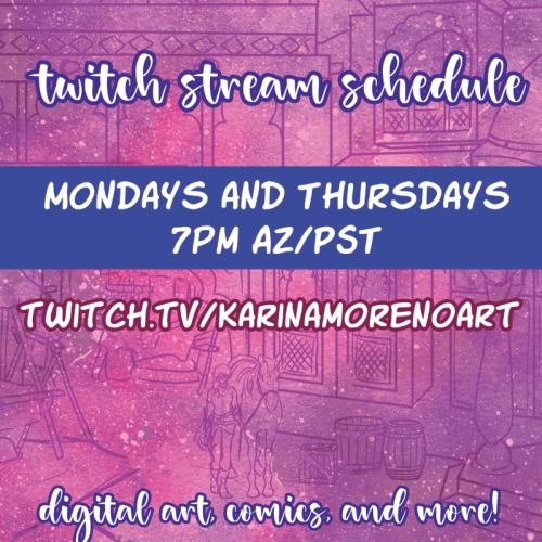  New Twtich stream schedule! Sorry for always changing it up Mondays have really been working for me