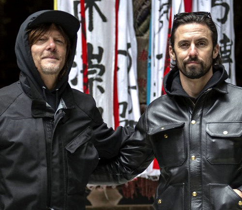 Norman Reedus &amp; Milo Ventimiglia | Kyoto’s Hontakiji Temple | Photo Credit: Andrew Fau