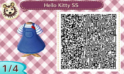 mayor-aubrei: Hello everyone! I made a short sleeve version of the Hello Kitty overall dress! I was 