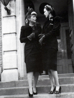 lifes-commotion:  Ann Sothern and Eleanor