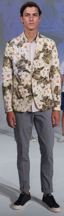 wgsn:The @originalpenguin presentation for #NYFW #SS15 was all about the prints with big florals and