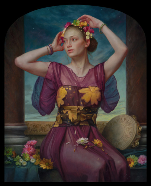 howardlyonart:“The Return of Flora” 16" x 20" oil on panel. I’ll post more about the meani
