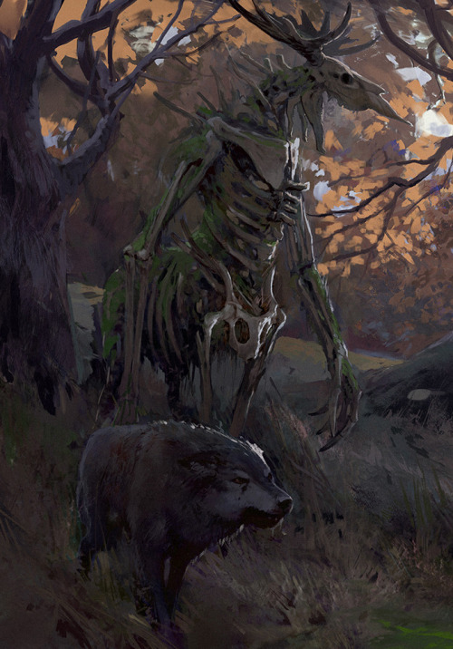 fantasyartwatch:  Spirit of the Ill Forest by Sergey Demidov   @fang107 this is the new mori