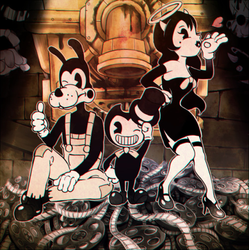 「ベンディ・アンド・ザ・インクマシン」「 BENDY AND THE INK MACHINE 」より Twitter【@VerNanainai 】