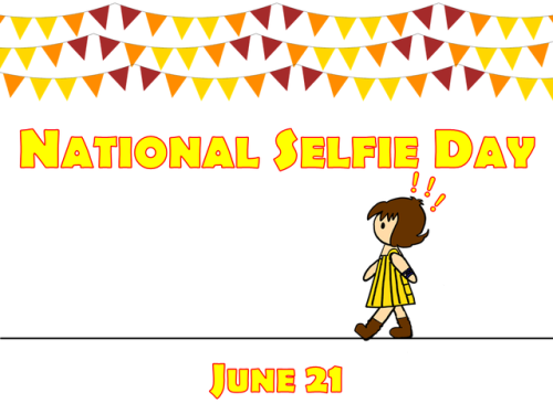 deemoyza:It’s National Selfie Day in the U.S., and I couldn’t resist the alternate interpretation! :