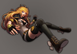 therwbysassoverload:  RWBY Yang xiao long -fan art- by gloominess