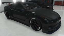 nonantzi:  Blake’s fully modded Elegy RH8 may look like a over souped up race car, it has the traction to climb up mountains and keep up with anything Weiss has. A panther, basically. Carbon black with midnight purple pearlescent paint.  BURY ME WIH