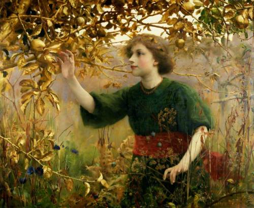 centuriespast:A Golden DreamThomas Cooper Gotch (1854–1931)Harris Museum & Art Gallery