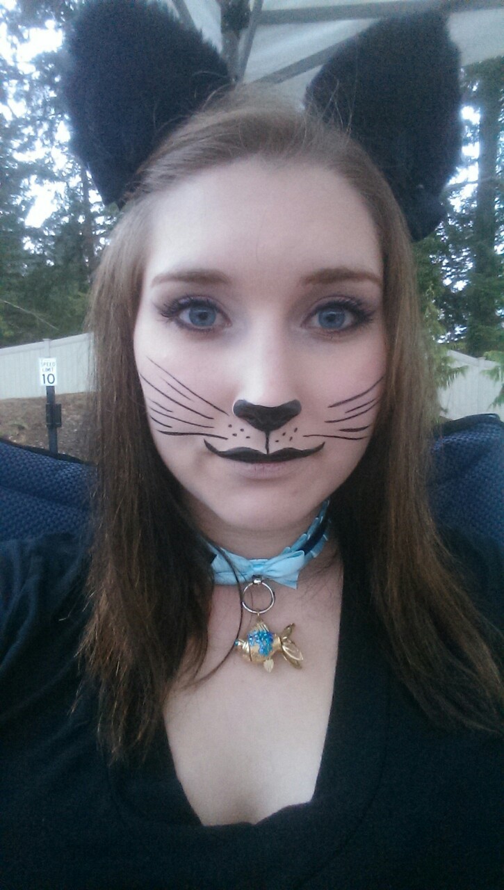 thespankacademy:  laineymarie123:  Had to make my usual kitten get-up kid friendly