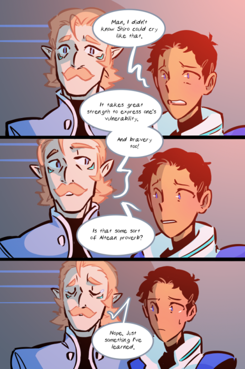 Lonely Shiro AUMy 40+ page fancomic telling the story of a lost Shiro finding his way home. I’ll be 