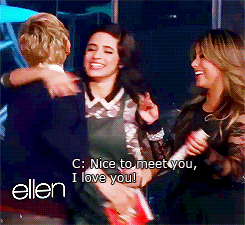 blodrxena:  Fifth Harmony meeting Ellen! [x] 
