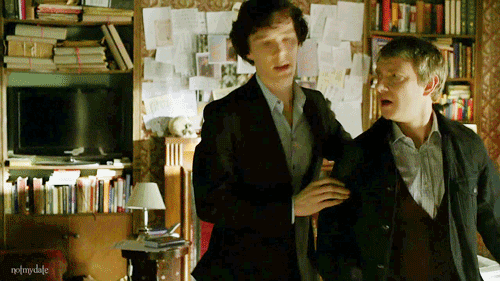 unformerjohnlocke: thexth: HONESTLY THE WAY SHERLOCK SMOOTHES DOWN THE ARMS OF JOHNS JACKET AND HOLD