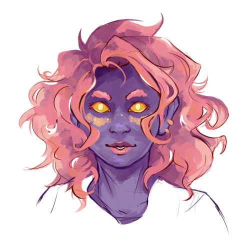 birdsofash:   “Air genasi typically have light blue skin, hair, and eye—” me: suns