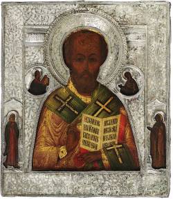 medievalpoc:  Various Artists Saint Nicholas (Nikolaus, Bishop of Myra) Nicholas, was probably born during the third century in the village of Patara, in what is now the southern coast of Turkey. He was born of very wealthy ethnic black Anatolians of
