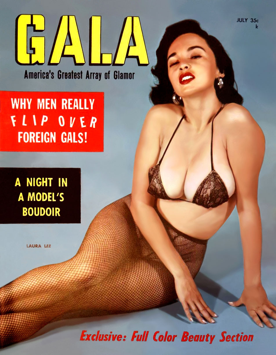 Bonnie Logan          (aka. Laura Lee) Featured on the July 1958 cover of